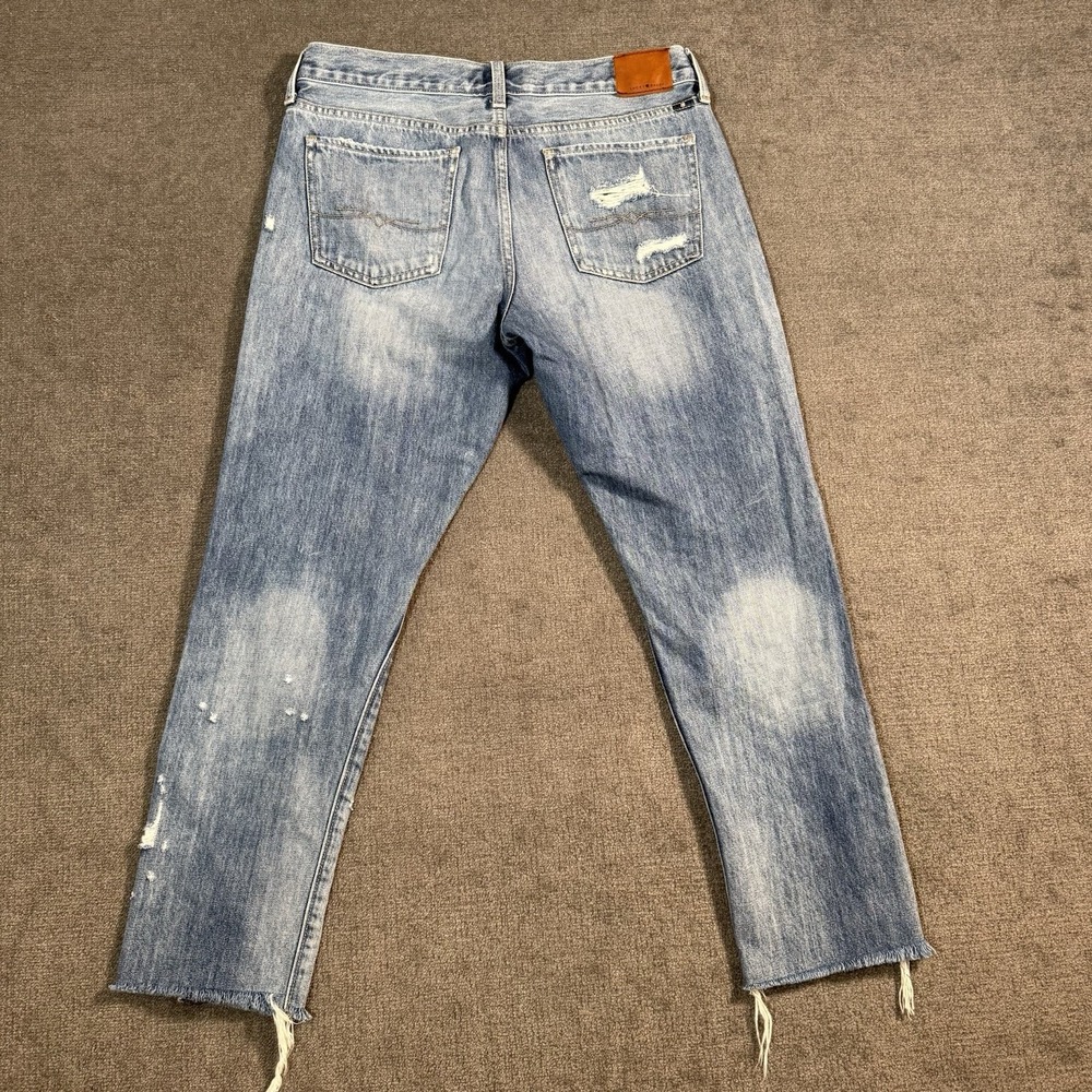 Lucky Brand Sienna Slim Boyfriend Jeans Women's 4/27 Med Wash Denim Distressed - Picture 2 of 16